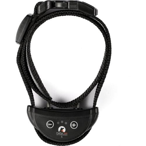 PaiPaitek PD258-S Pet Dog Training Collar Anti-barking Collar Electric Shock Adjustable Nylon Strip USB Charging Dog Trainer