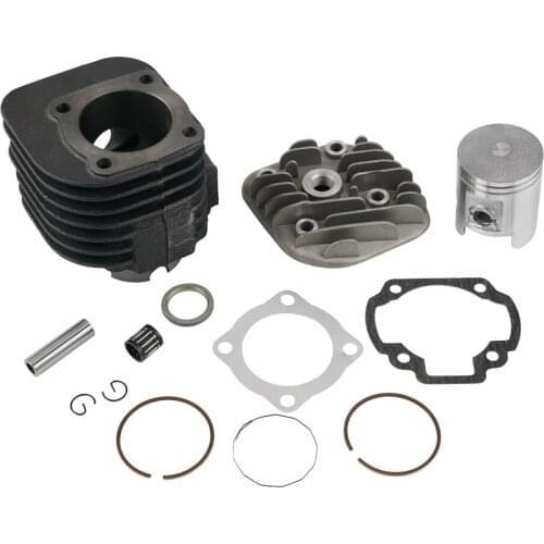 Scooters 47mm Cylinder Big Bore Kit fit Roketa Jog Minarelli Sunl Jonway 70CC 2 Stroke Big Bore Rebuild Kit