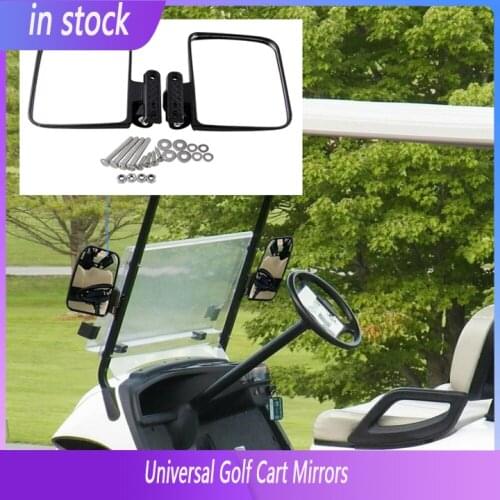 Universal Golf Cart Mirrors Folding Side View Mirror For Golf Carts For Club Car For EZGO High Quality Auto Accessories