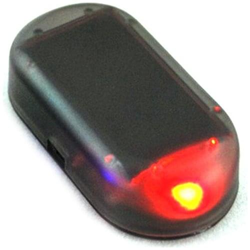 High Quality Car Alarm Security System Warning Theft Flash Blinking Red Solar Simulation Anti-theft Warning Light