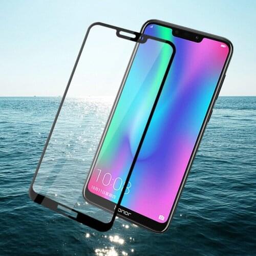 9H Full Cover Tempered Glass Screen Protector for Huawei Honor 8C BKK-AL10 BKK-TL00 for Huawei Honor Play 6.3 COR-L29 glass Film