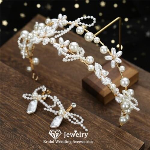 CC Hairbands for Women Wedding Accessories Engagement Hair Ornaments Bridal Crowns 100% Handmade Headdress Diadems Party M178