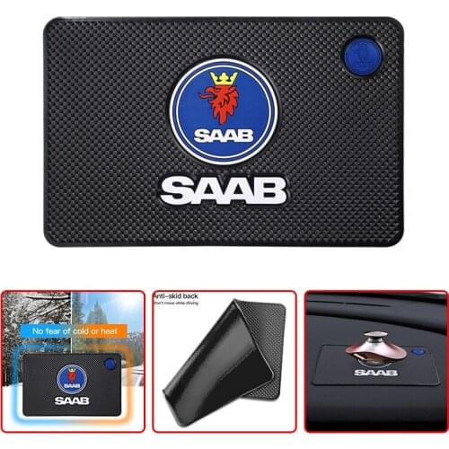 1Pcs Car Styling Silica Gel Anti Slip Pad Phone Holder Non-Slip Mat For Saab 93 93X 95 96 94X 92X 99 9X 9000 900 TurboX Phoenix