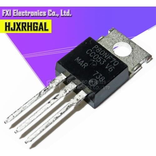 10pcs/lot STP80NF70 80NF70 TO-220 MOSFET controller 80A 70V EMU original authentic