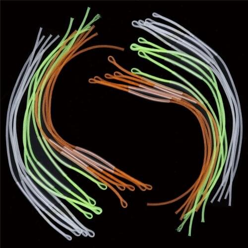 10pcs Braided Leader Loop Connectors for Fly Line 30lb 50lb Replacement Tackles