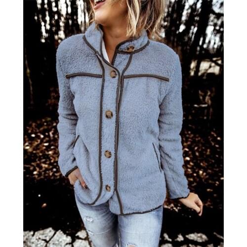 2020 Winter Thicken Warm Teddy Fur Jacket Coat Women Casual Fashion Lamb Faux Fur Overcoat Fluffy Cozy Loose Outerwear Female