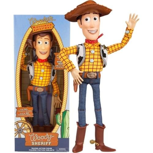 40CM Disney Pixar Toy Story Woody Jesse movable character birthday gift doll cloth cowboy model doll toy children anime gift