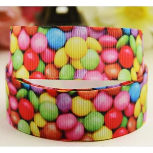 22mm 25mm 38mm 75mm Ruban satin Candy Cartoon Character printed Grosgrain Ribbon party decoration 10 Yards X-02656