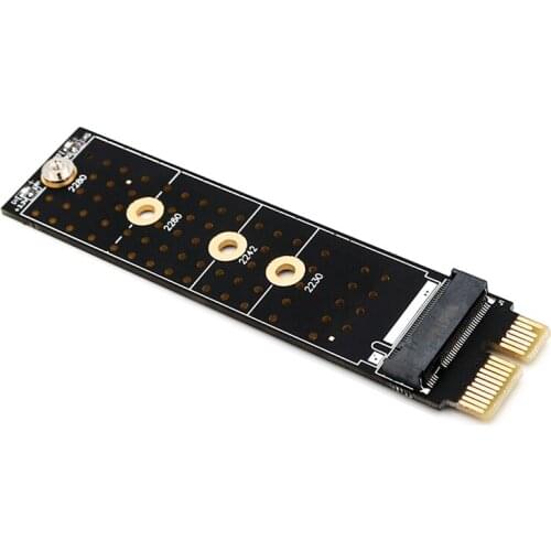 PCIE to M2 Adapter NVMe SSD M2 PCIE X1 Raiser PCI-E PCI Express M Key Connector Supports 2230 2242 2260 2280 M.2 SSD Full Speed