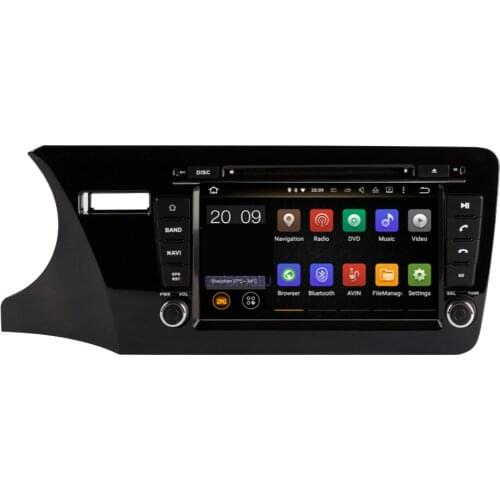 Android 10.0 Car GPS Navigation For Honda City 2014-2022 Left Driving Auto Radio Stereo Multimedia DVD Player