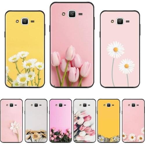 Flower daisy pattern funda etui coque Phone Case For Samsung Galaxy J2 J4 J5 J6 J7 J8 2016 2017 2018 Prime Pro plus Neo duo