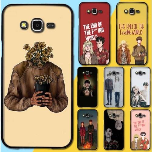 PENGHUWAN end fing fxxxing world art Soft Silicone Black Phone Case For Samsung Galaxy J7 J8 J3 J4 J5 J6 Plus 2018 Prime