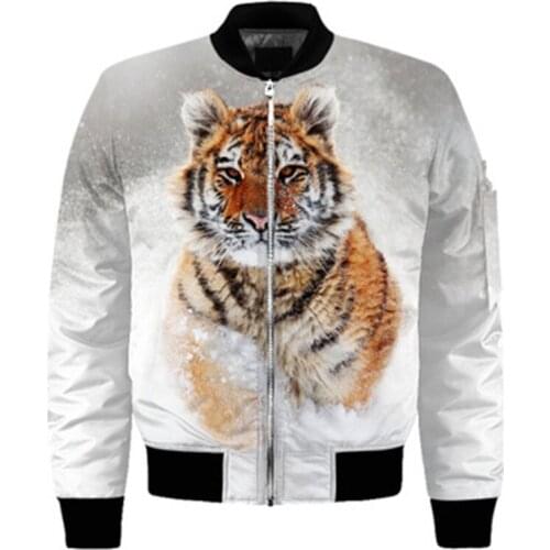 Custom Bomber Jacket Women Men Personality 3D Print Winter Keep Warm Jacket Customer DropShipping