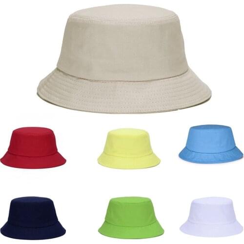 Summer Unisex Fisherman Hat Cotton Sun Hat Basin Hat Outdoor Travel Activity Bucket Hat Men Fishing Camping Cap Panama Hat