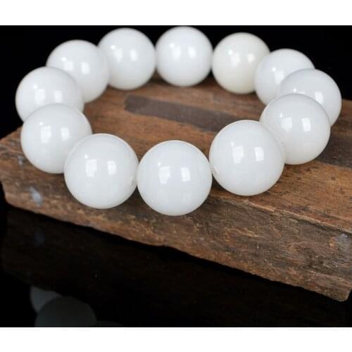 Hot Xinjiang Jade Bracelets Jue Suet Genuine Product Gold Lines Jade 20mm White Jade round Gemstone Crystal jasper Certificate