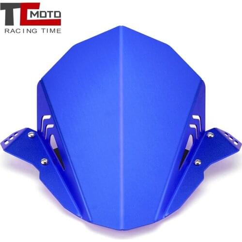 Motorcycle Windshield For YAMAHA MT09 MT-09 FZ-09 2017 2018 2019 2020 Motorbike Wind Deflector Windscreen Aluminum