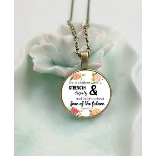 2018 New Fashion Necklace Glass Cabochon Pendant Necklace By Christian Woman Cites Jewelry Party Gift Collection