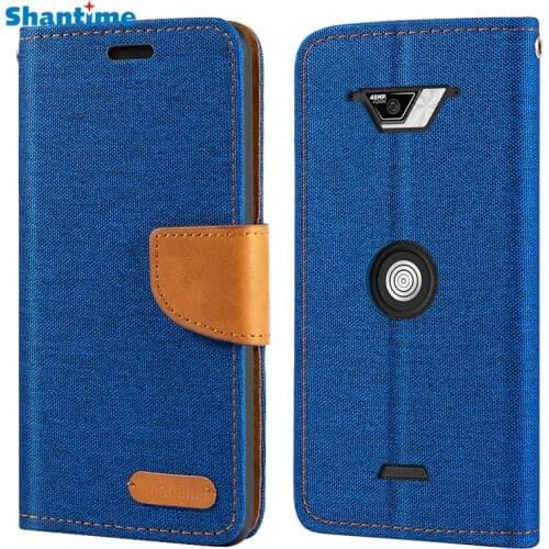 Oxford Leather Wallet Case For Crosscall Core-X4 WithTPU Soft Back Cover Magnet Flip Case For Crosscall Core-X4