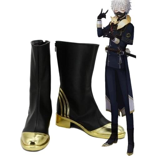 Touken Ranbu Online Game Nakigitsune Cosplay Shoes Boots Custom Made