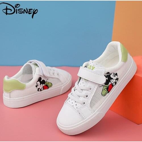 Disney Mickey Mouse canvas boys and girls childrens shoes single shoes sneakers low-top casual sports shoes flat shoes
