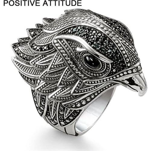 POSITIVE ATTITUDE Antique Rings