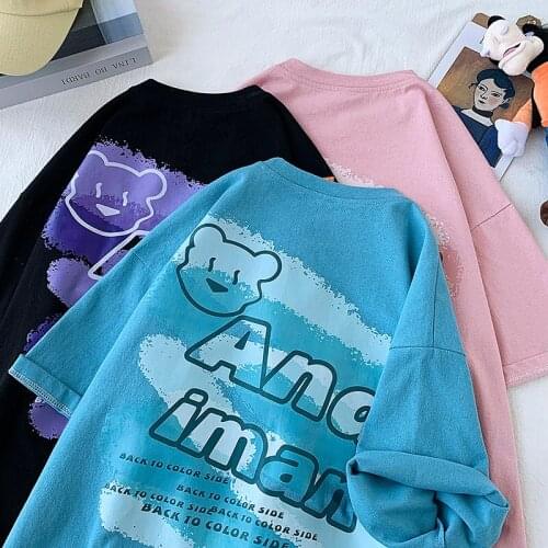 100% Cotton Vintage Blue Shirt Men Summer Letter T shirt Oversize Plus Size Students Streetwear Aesthetic Top Short Sleeve Male