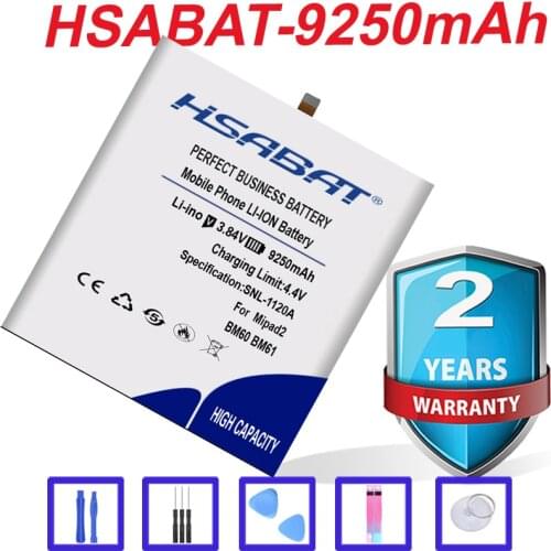 Top quality BM60 BM61 9250mAh Battery for Xiaomi Mi Pad 1 Mipad 1 A0101 for Xiaomi Pad 2 Mipad 2 7.9 inch