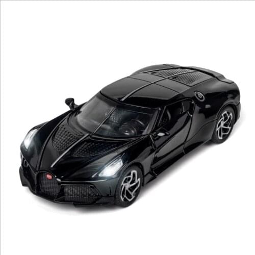 1: 32 alloy car model Bugatti super sports car model toy children toy car birthday Christmas New Year gift