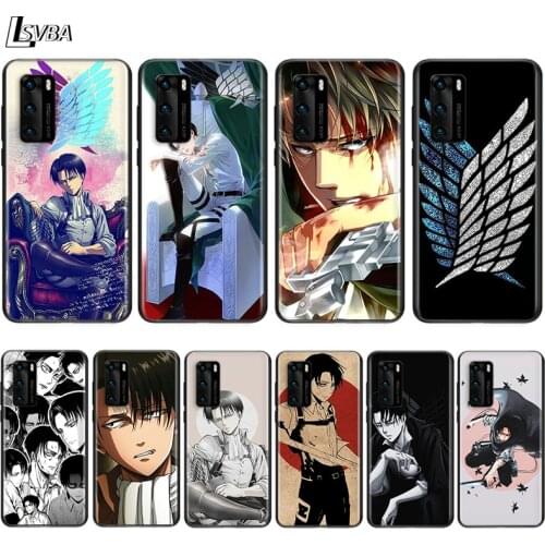 Attack on Titan Levi·Ackerman For Huawei P Smart Z S Pro Plus 2018 2019 2020 2021 Mate 10 20 30 40 RS PRO Plus lite Phone Case