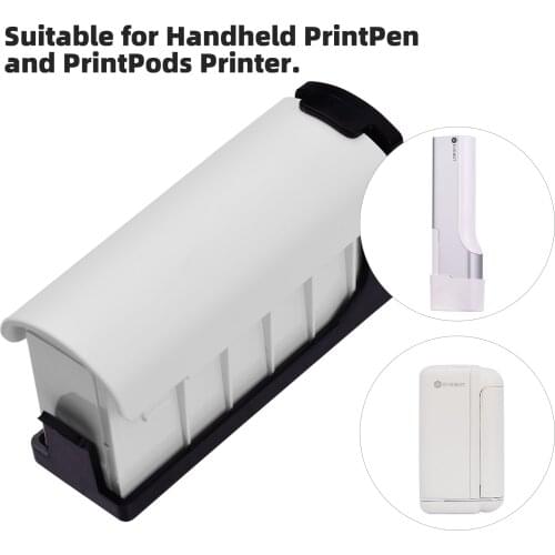 Ink Cartridge for PrintPen and PrintPods Handheld Printer Portable Inkjet Tattoo Printer, Black Ink #R30