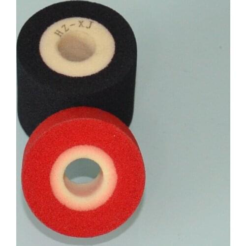 Black Diameter 36mm Height 36mm coder code ink roller for continuous band sealer