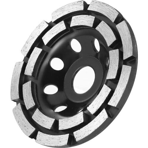 115/125/180 mm Diamond Grinding Disc Abrasives Concrete Tool Segment Grinding Cup Wheel Disc Double Row Stone Brick Tile Grinder