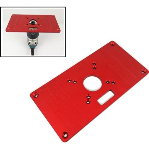 For RT0700C Aluminum Router Table Insert Plate For Woodworking Benches Router Table Plate