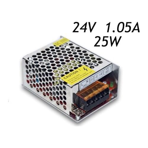 30Pcs/Lot Best Quality 24V 1.05A 25W LED Switching Power Supply Driver For Led Strip AC 110V 220V To DC