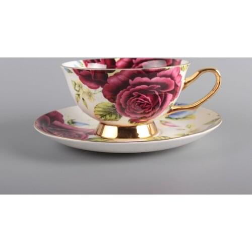 Coffee cup porcelain plate
