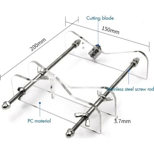 DIY Glass Bottle Cutter Machine Tool, Adjustable Wine Beer Champagne Bottles and Jars Cutting Tool Kit for Home Bar Decoration