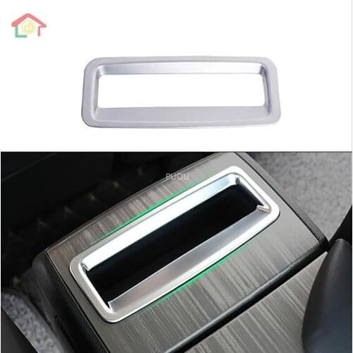 For Nissan Murano Chrome Rear Armrest Cover 2015 - 2017 2019Trim Cup Holder Glove Box Storage Container Bezel Surround Matte