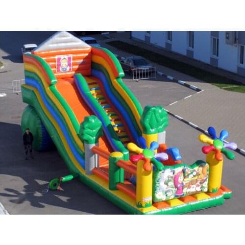 China Guangzhou) inflatable slides, inflatable castles, Inflatable pool slideTOB-16