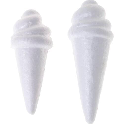 Dummy Styrofoam Foam Cake Dummy Modelling Ice Cream Shape Sugarcraft Flower Wedding Decor B85C
