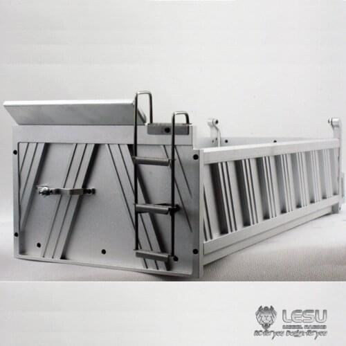 LESU 450MM Metal Cargo Bucket Container A for RC 8*8 Dumper 1/14 Truck DIY TMY TH02026-SMT3
