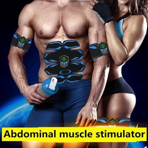 Muscle Stimulator EMS Massager Abdominal Muscle Trainer Electrostimulation Hip Trainer Abdomen Arm Exercise Machine Gym Equiment