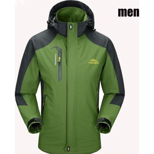 Winter Waterproof Jackets Warm Coat Mens Windproof Camping Trekking Windbreaker Jacket Softshell Jacket M-5xl Warm Comfortable