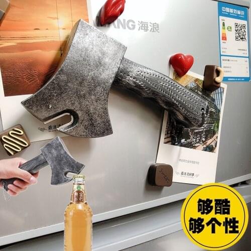 Creative simulation axe bottle opener God hammer bottle opener Bottle opener Personality beer bottle starter kitchen gadgets
