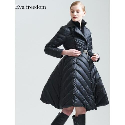 New 2018 Winter Jacket Women Down Jackets 90% womens Duck Down Coat Womens Down outerwear Parka coats long slim famous parkas