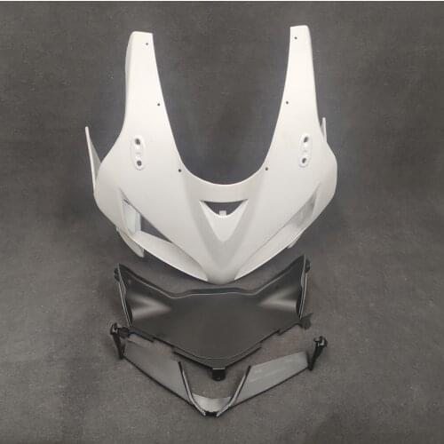 Motorcycle Front Upper Cowl Nose and Upper Fairing Splash Guard Fairing cowl kit for Honda CBR 600 RR 2005 2006