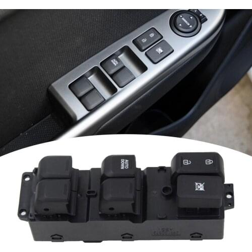 Window Switch Front Left Side ABS Easy to Install Window Car Control Switch 93570-4X000 for K2 LHD 11-17