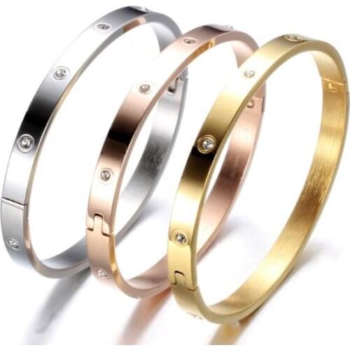 LOOKER Sale Direct Selling Party Trendy CZ New Bangle Fit DW Original Charms Bracelet For Women Diy Jewelry Making