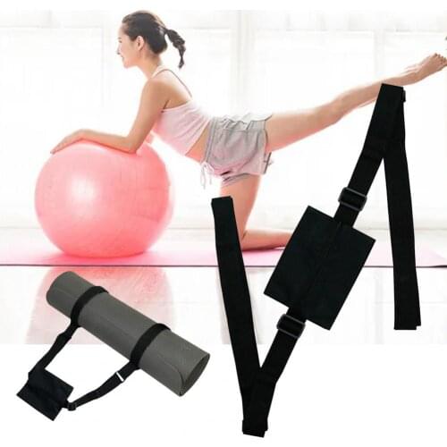 Webbing Functional Exercise Yoga Mat Strap Fastener Tape Yoga Mat Strap Wear-Resistant for Personal Use