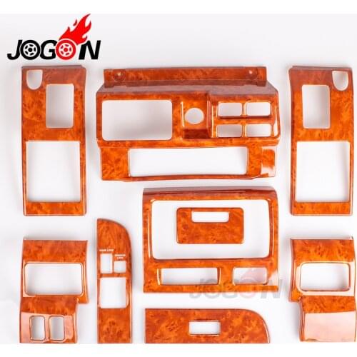 Interior Front Dashboard Central Console Air Vent Panel Armrest Wood Cover Trim For Toyota Land Cruiser 79 FJ79 LC79 Pick-up