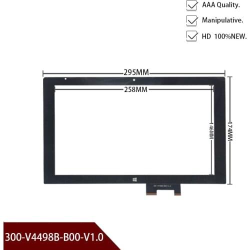 High Quality New Touch For liveFAN F2 300-V4498B-B00-V1.0 Tablet Screen Touch Panel digitizer Sensor Free Shipping